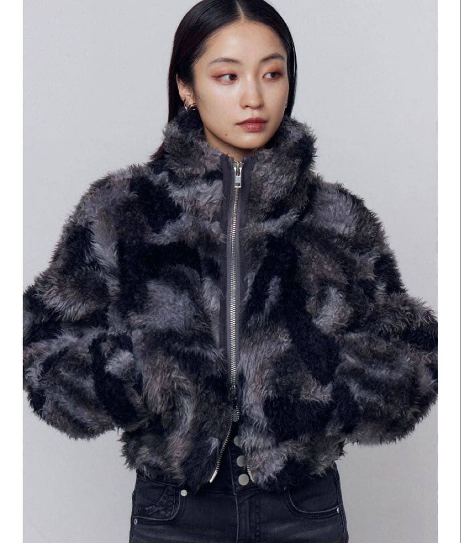 EMODA】シングルミニボアブルゾン - メルカリ