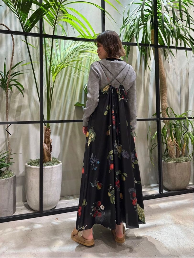 CABaN シルク HARVEST ロングワンピース - メルカリ