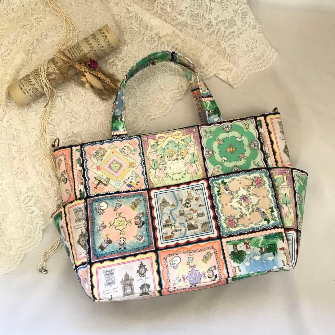 お花の子様 オーダー品 トートバッグ A4サイズ ユキエモン ハンドメイド