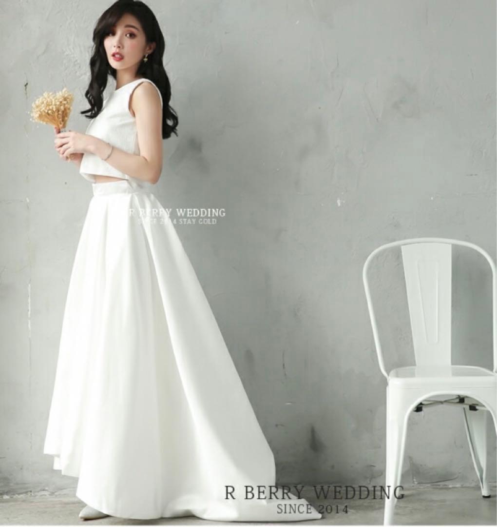 【お値下げ中❣️】R BERRY WEDDING ウェディングドレスXSセパレート