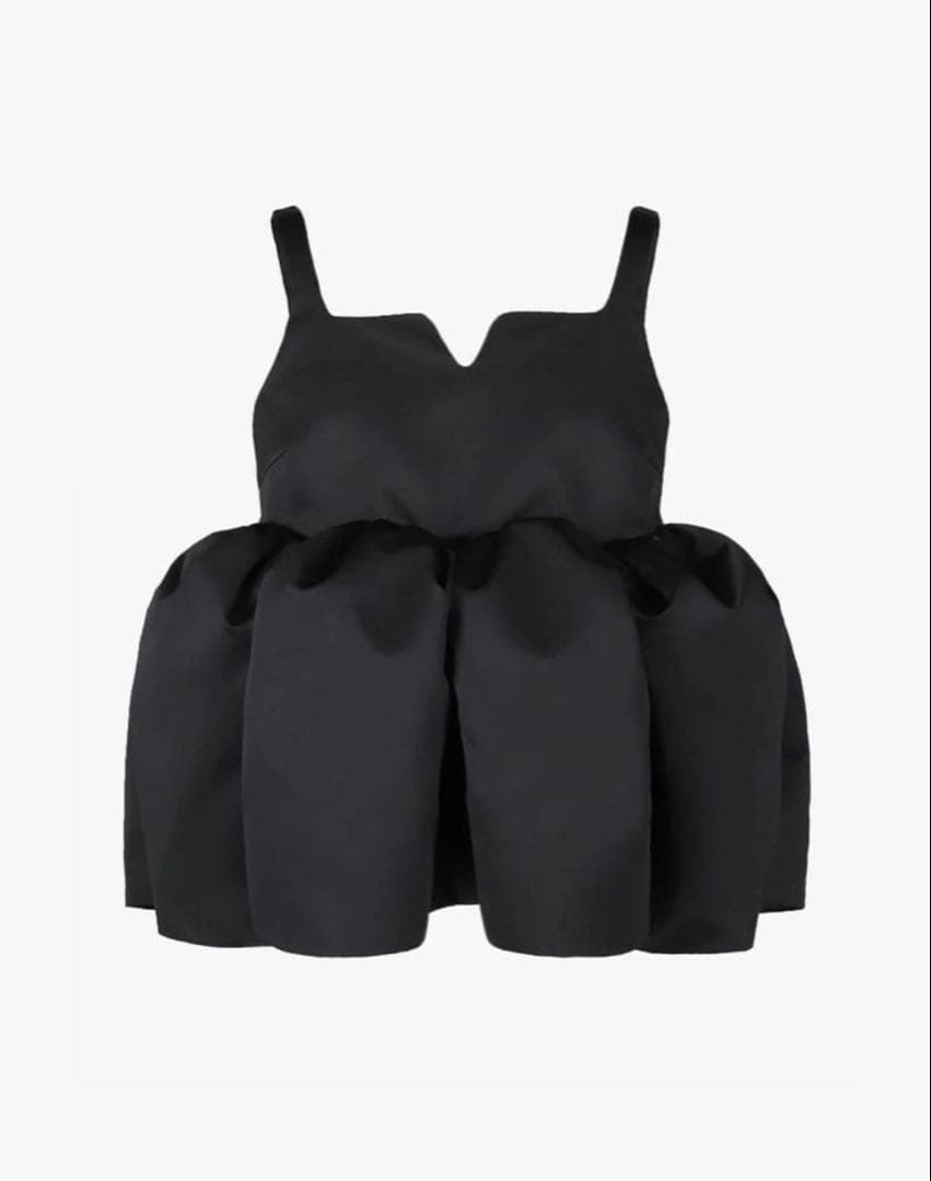 Bibiy. BIANCA BLOSSOM TOP BLACK