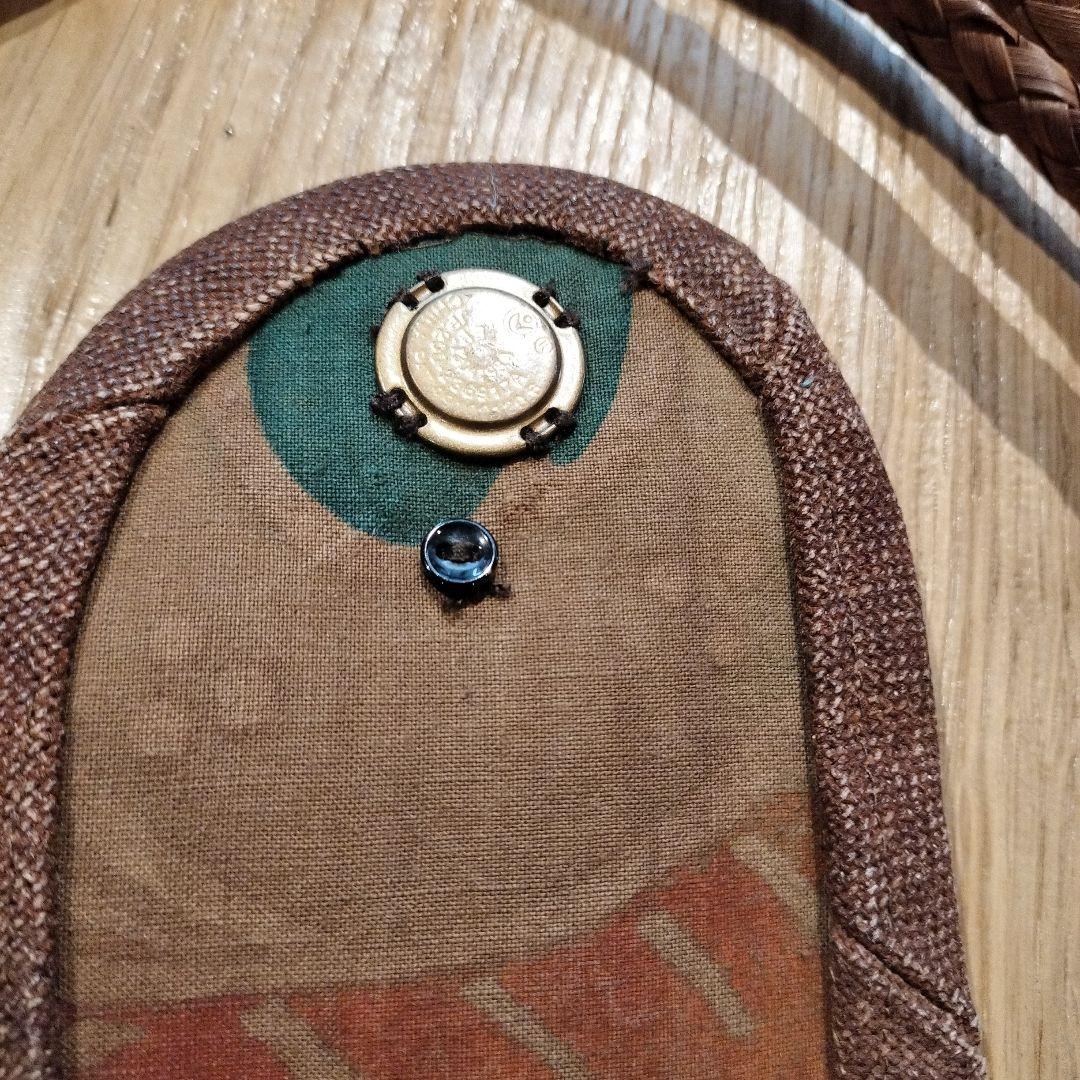 古布 酒袋 大漁旗柿渋染 トートバッグ 柿渋染め酒袋升刺し刺し子