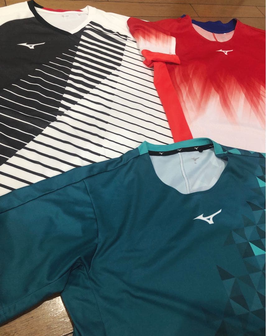 MIZUNO ソフトテニス ゲームウェア 3枚セット MIZUNO（ミズノ） ソフトテニス バドミントン ウェア ゲームシャツ