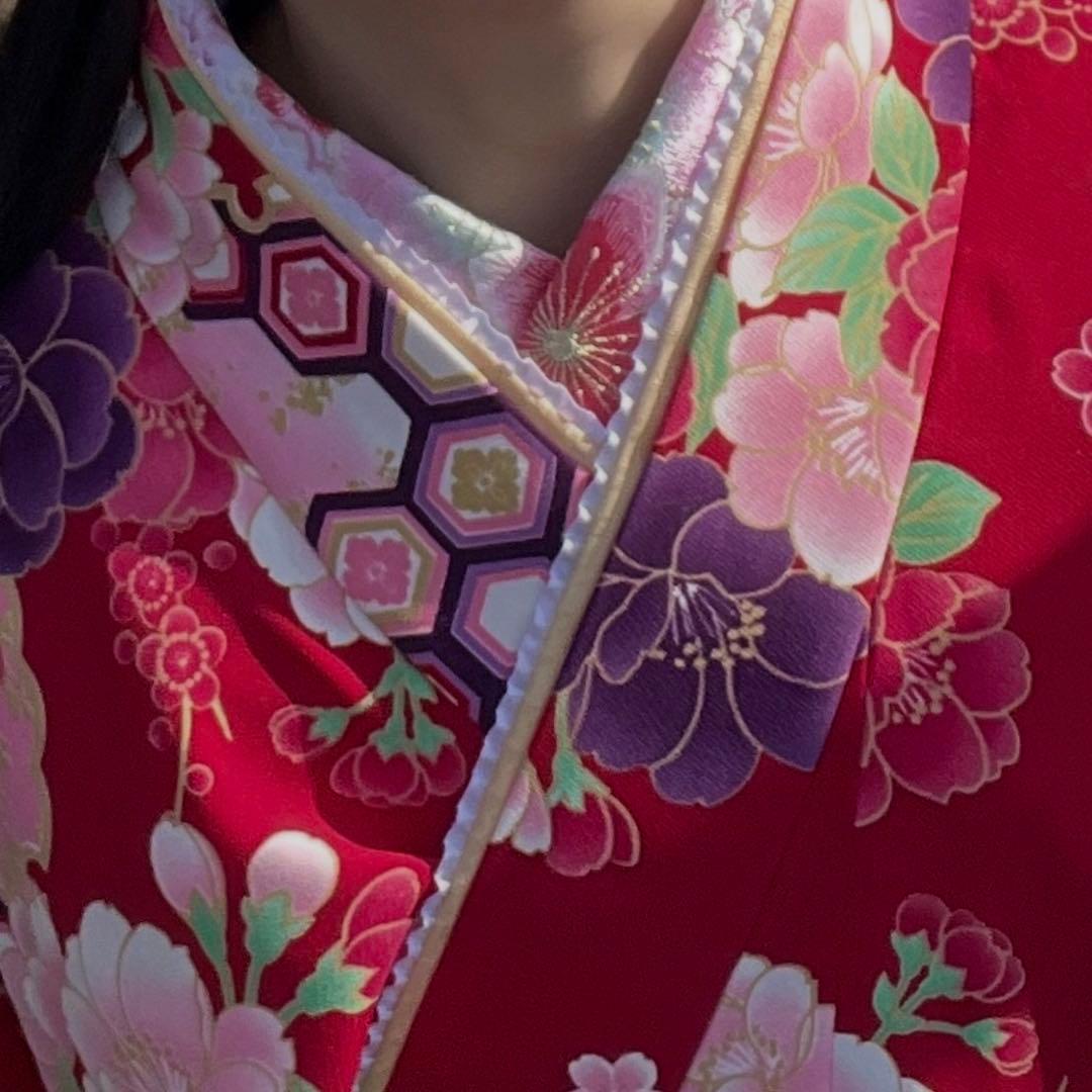 卒業式 袴セット 花柄 赤 160cm アリサナ 着用一回 美品 - メルカリ