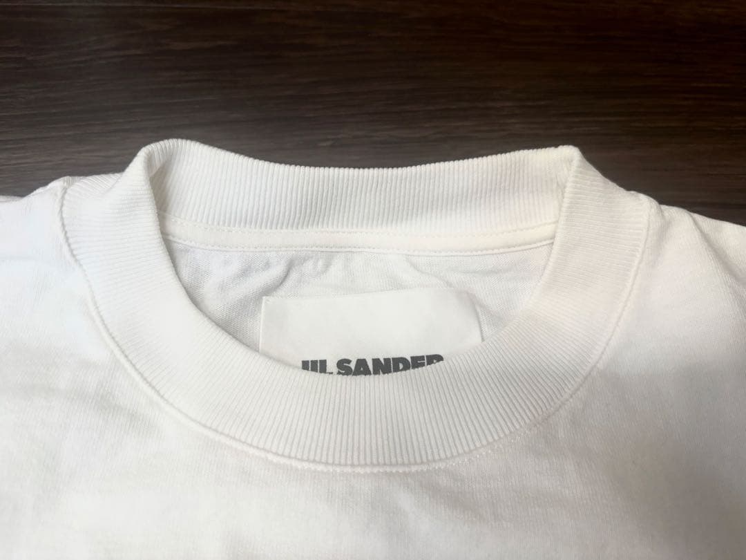 ジルサンダー ホワイトロゴTシャツ S ビッグシルエット 白 - メルカリ