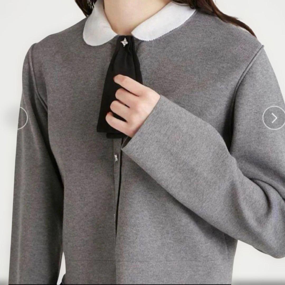 定価19800円セルフォードデタッチャブル総針カーディガン38サイズ　タグ有 限定カラーあり】デタッチャブル総針カーディガン (ニットプルオーバー