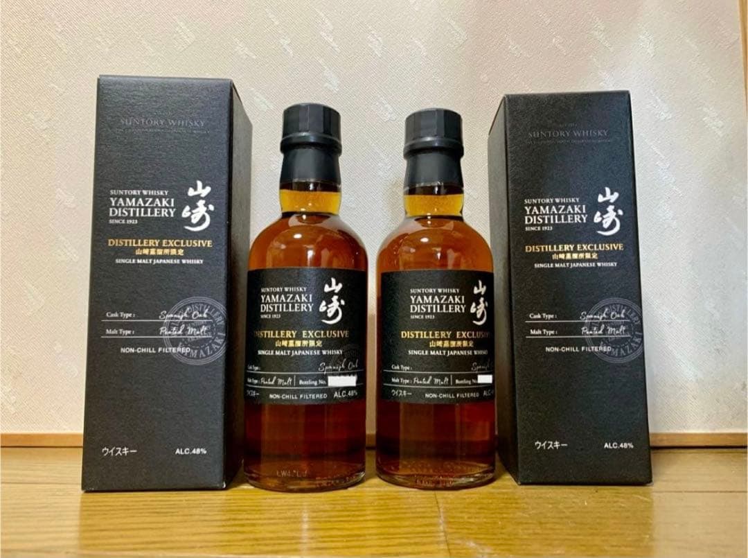 山崎蒸溜所限定ウイスキー 180ml × 2本セット - メルカリ