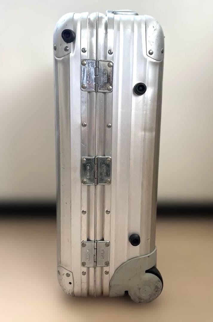 コ*グ様 希少 RIMOWA リモワ トパーズ キャビントローリー 青ロゴ2輪