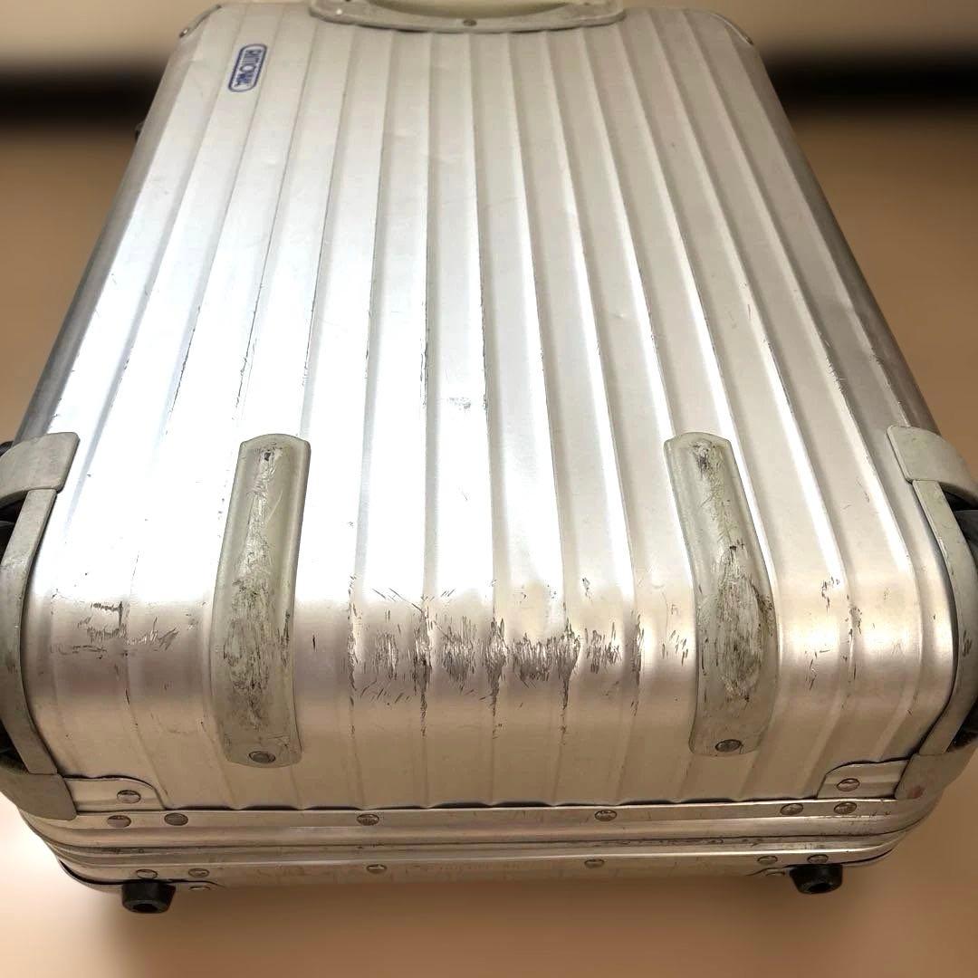 コ*グ様 希少 RIMOWA リモワ トパーズ キャビントローリー 青ロゴ2輪