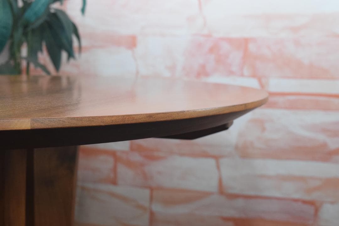 アーリータイムスアルファ エテルノ ウォールナット無垢材 ラウンド