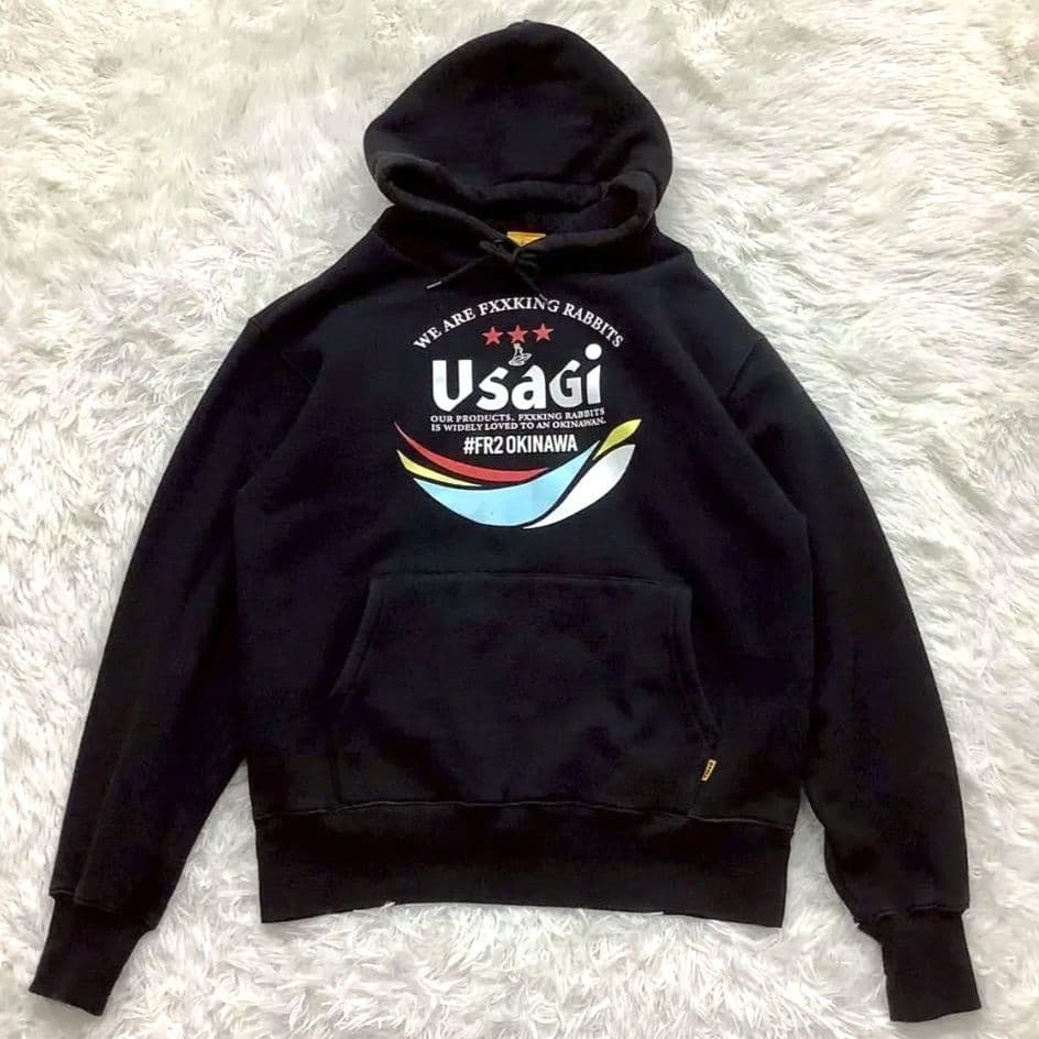激レア✴️FR2 沖縄限定 パーカー 色情兎 オリオンビール 即完売