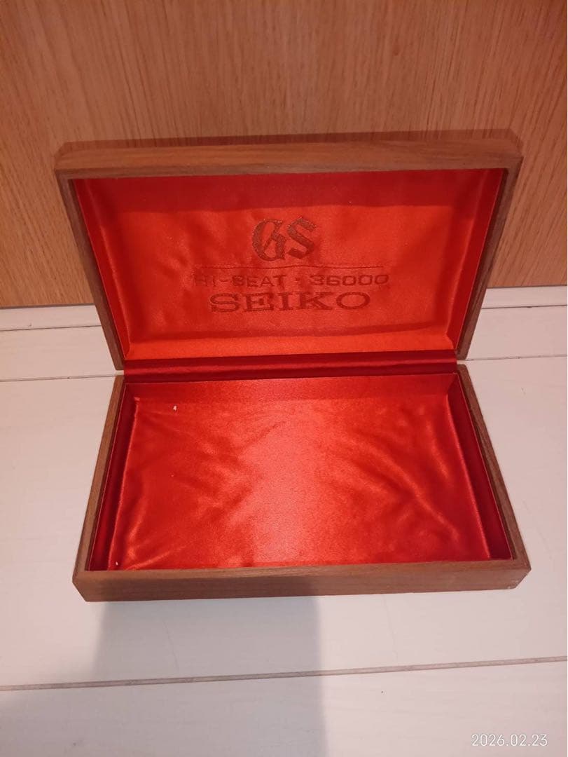 SEIKO GS グランドセイコー 時計ケース 木箱 - メルカリ