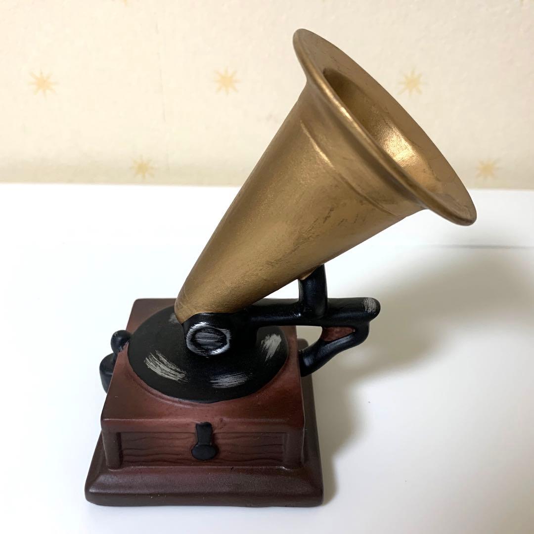 希少】ビクター犬、ニッパー君、蓄音機、台座、3点セット 陶器製置物