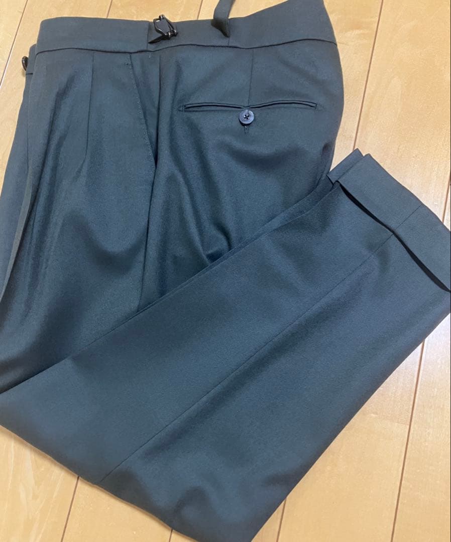 【美品】ベルウィッチ　カノニコ製　SCOTCH　ウール　44　秋冬 BERWICH（ベルウィッチ） パンツ SCOTCH スコッチ AM1513 メンズ