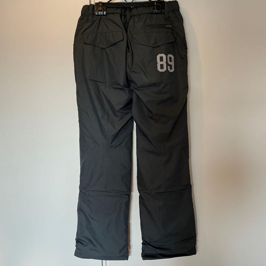 【サラン】PEARLY GATES レディースパンツ　防寒裏起毛　ブラック 裏起毛 パンツ レディース きれいめ 冬用 大きいサイズ フレアパンツ