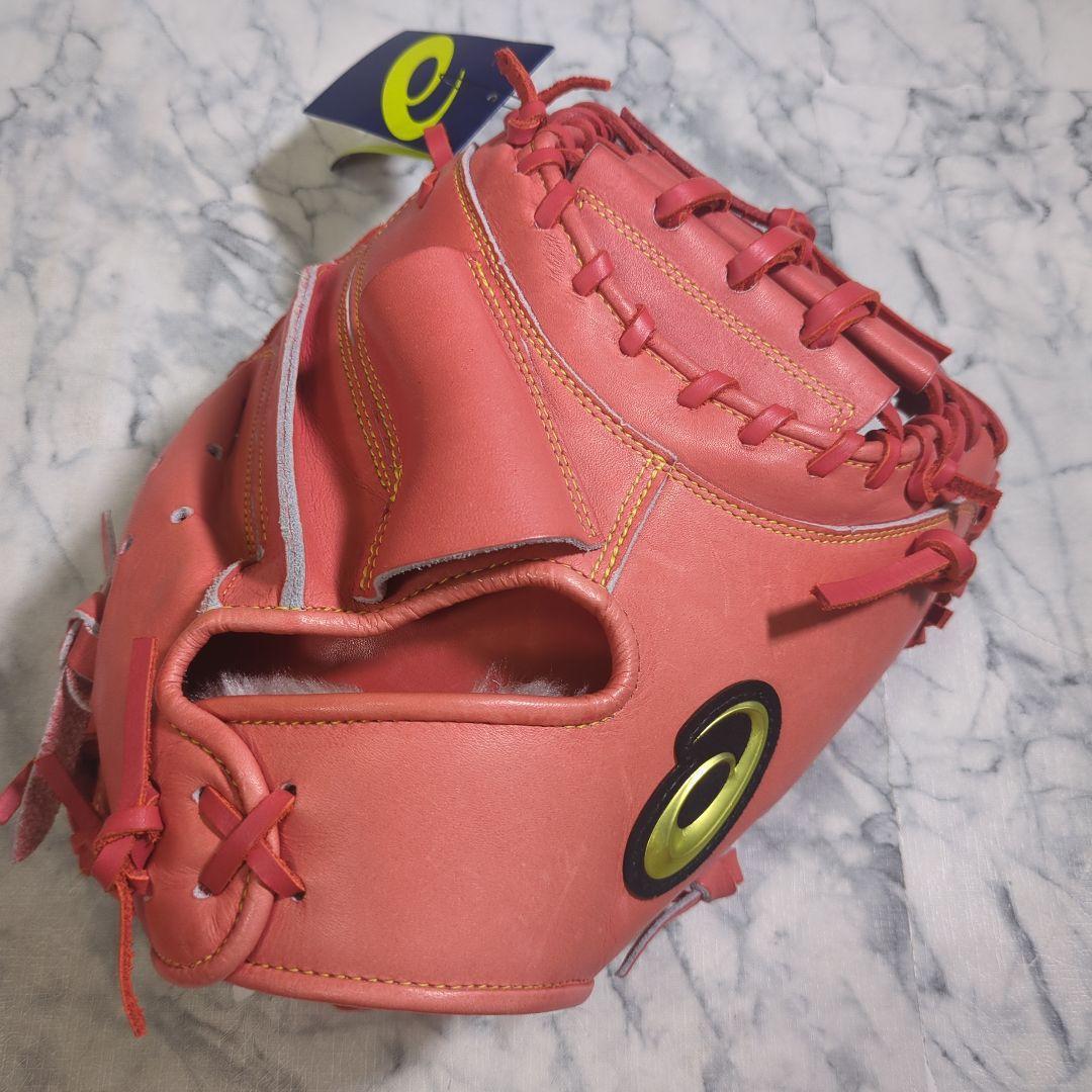 【未使用・タグ付き】アシックス　硬式野球用キャッチャーミット オレンジ Amazon | asics(アシックス) 野球 少年軟式用キャッチャーミット