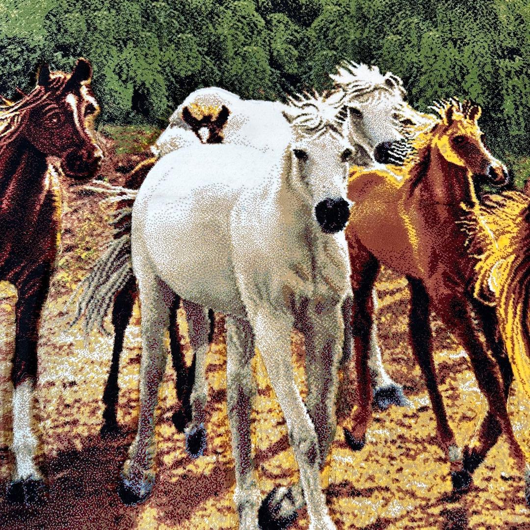 新品未使用】 ペルシャ絨毯 絨毯 カーペット ラグ 海外 海外絨毯 乗馬