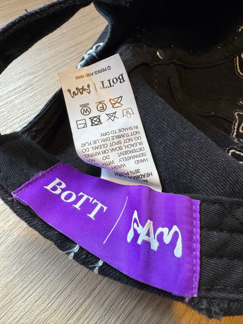 BoTT × PAMブラックベースボールキャップ M - メルカリ
