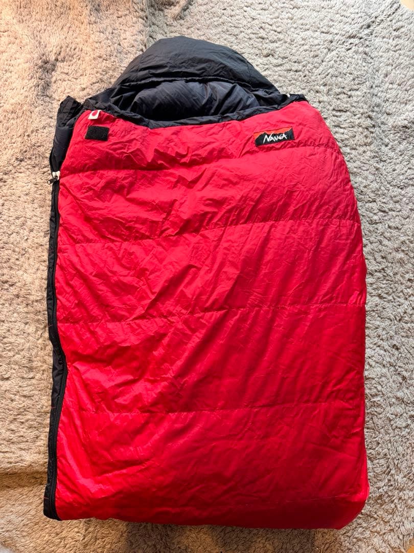 【美品】ナンガ　NANGA(日本製)ダウン シュラフ 600 STD NANGA（ナンガ） 寝袋 シュラフ オーロラ スクエア フット 600 STD
