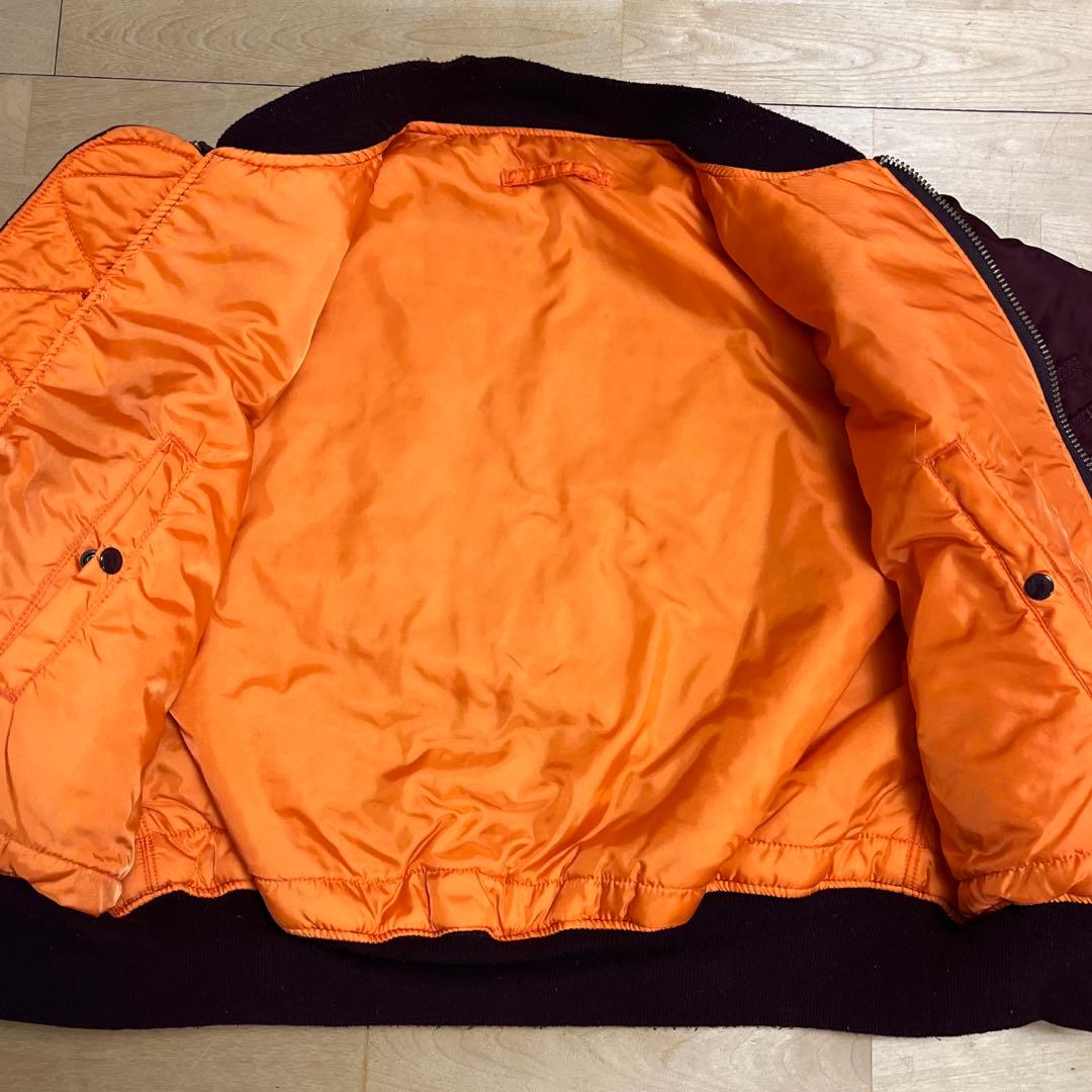 ALPHA アルファ ma-1 エンジ 90s USA製 X-LARGE - メルカリ