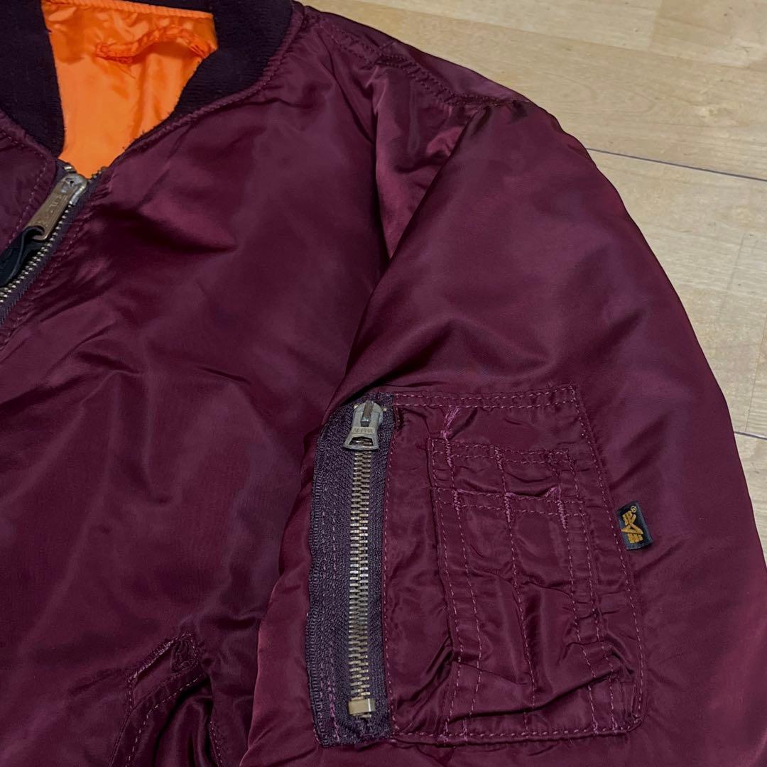 ALPHA アルファ ma-1 エンジ 90s USA製 X-LARGE - メルカリ