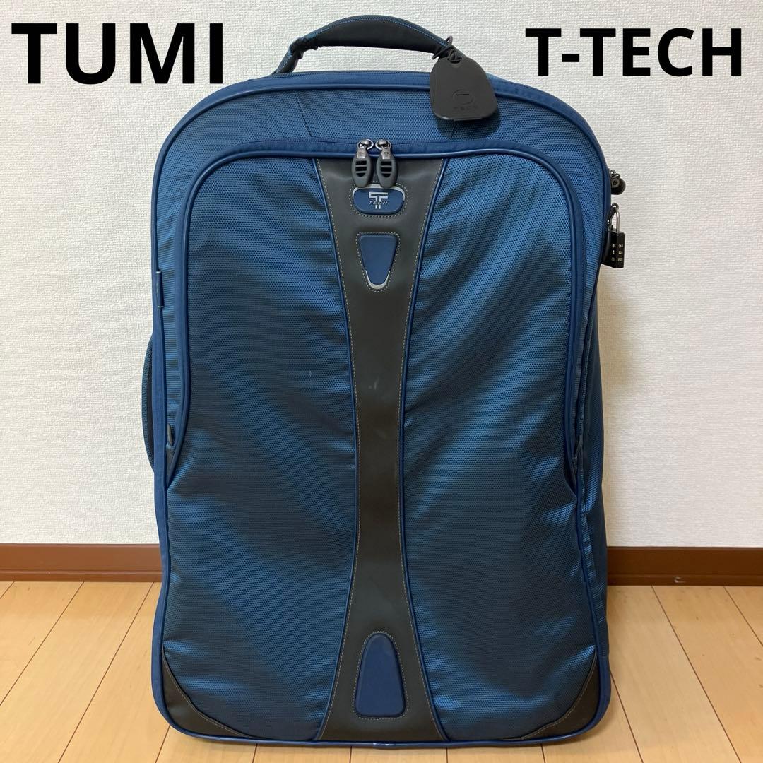 TUMI トゥミ　キャリーケース　スーツケース　ネイビー　大容量　T-TECH TUMI（トゥミ）の「Tumi 'T-Tech Cargo' International Carry-On