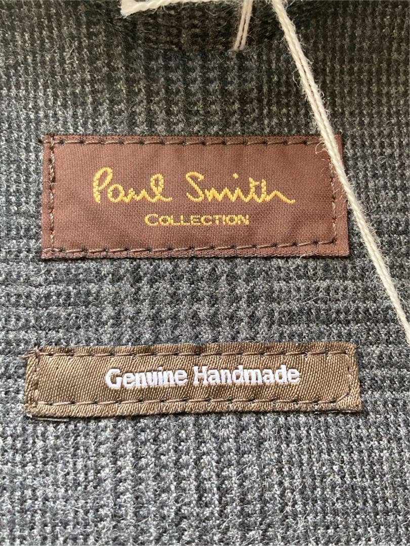 未使用タグ付 ポールスミス別注 マッキントッシュ グレンチェック