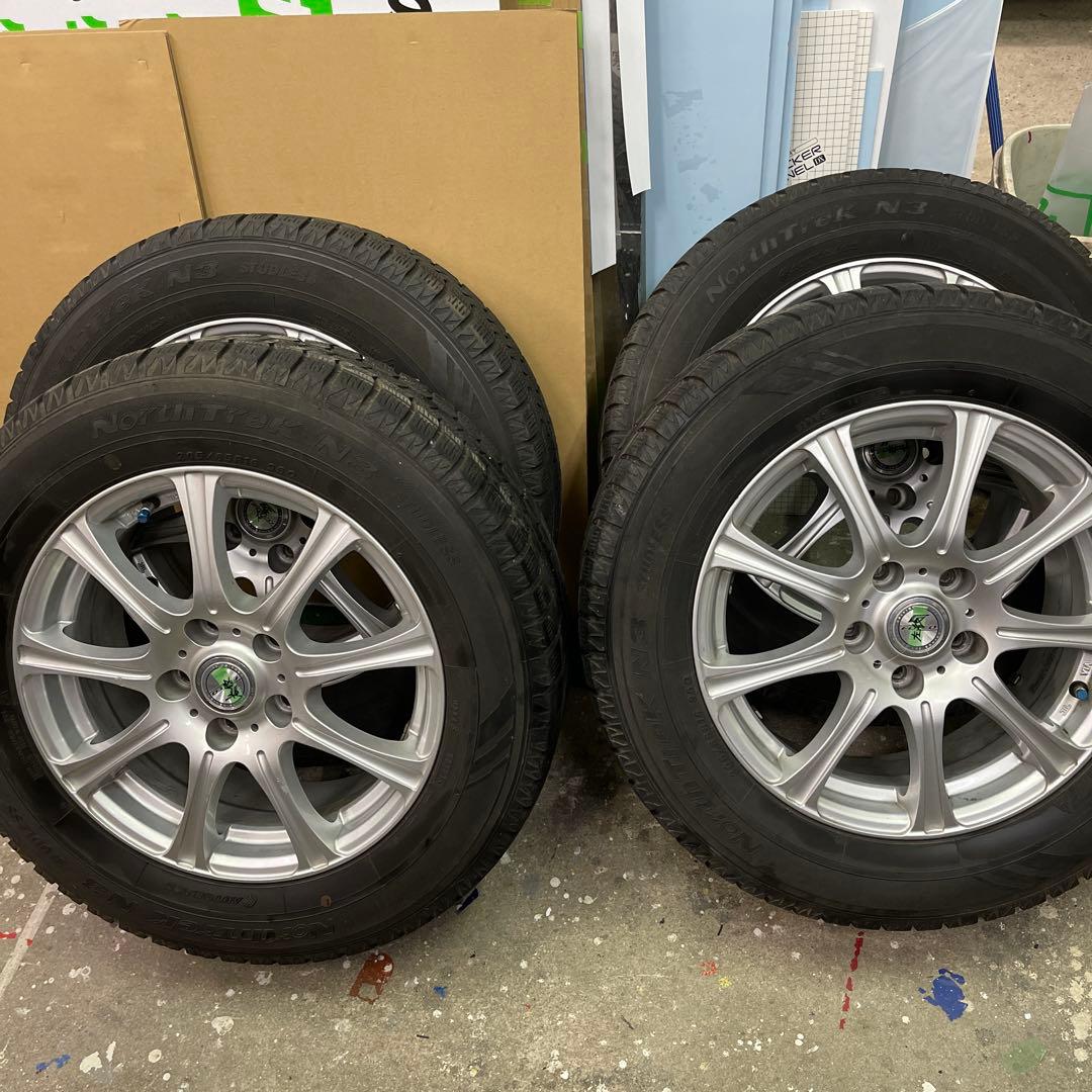 Nokian iTrek N3 16インチ タイヤホイールセット　スタッドレス iceGUARD スタッドレス【日産】エクストレイル スタッドレスタイヤ