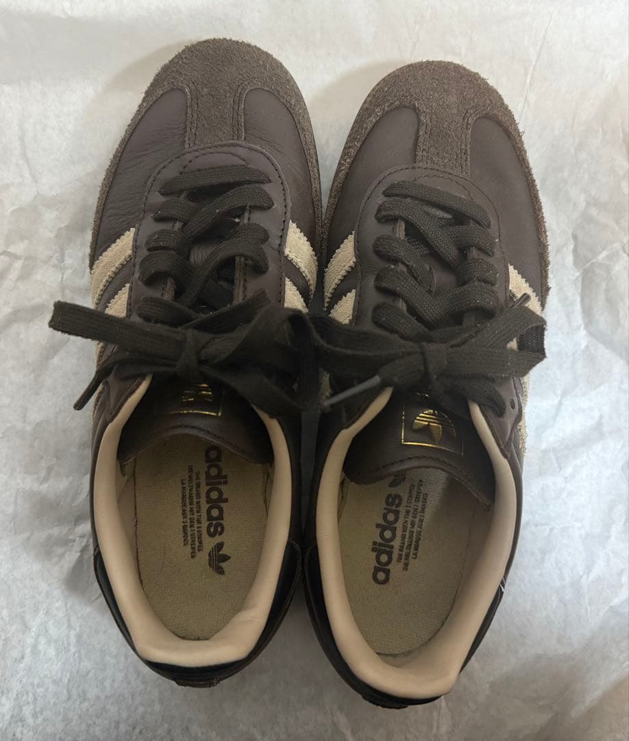 美品✨adidas samba ブラウン スニーカー 22.5cm