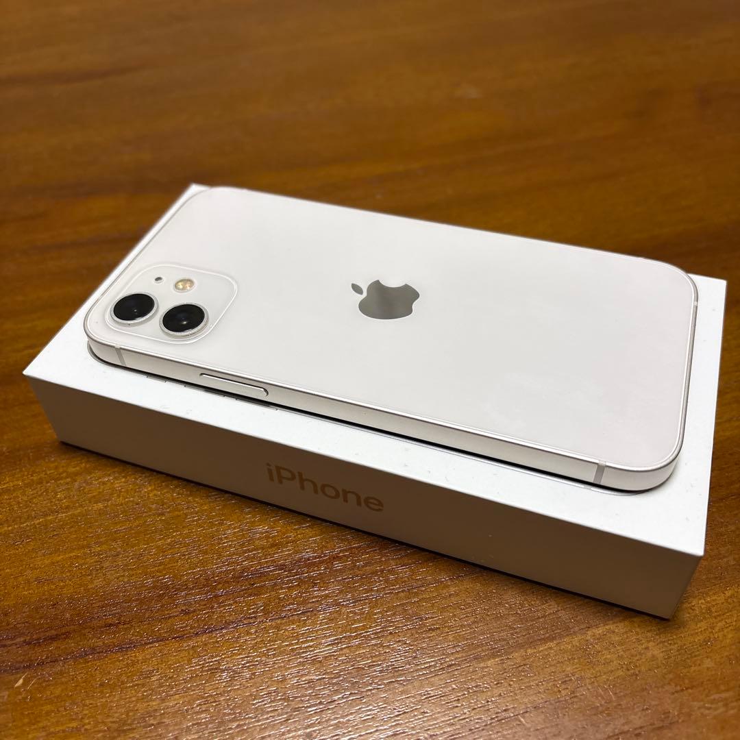バッテリー91% iPhone 12 ホワイト 128GB 本体 - メルカリ