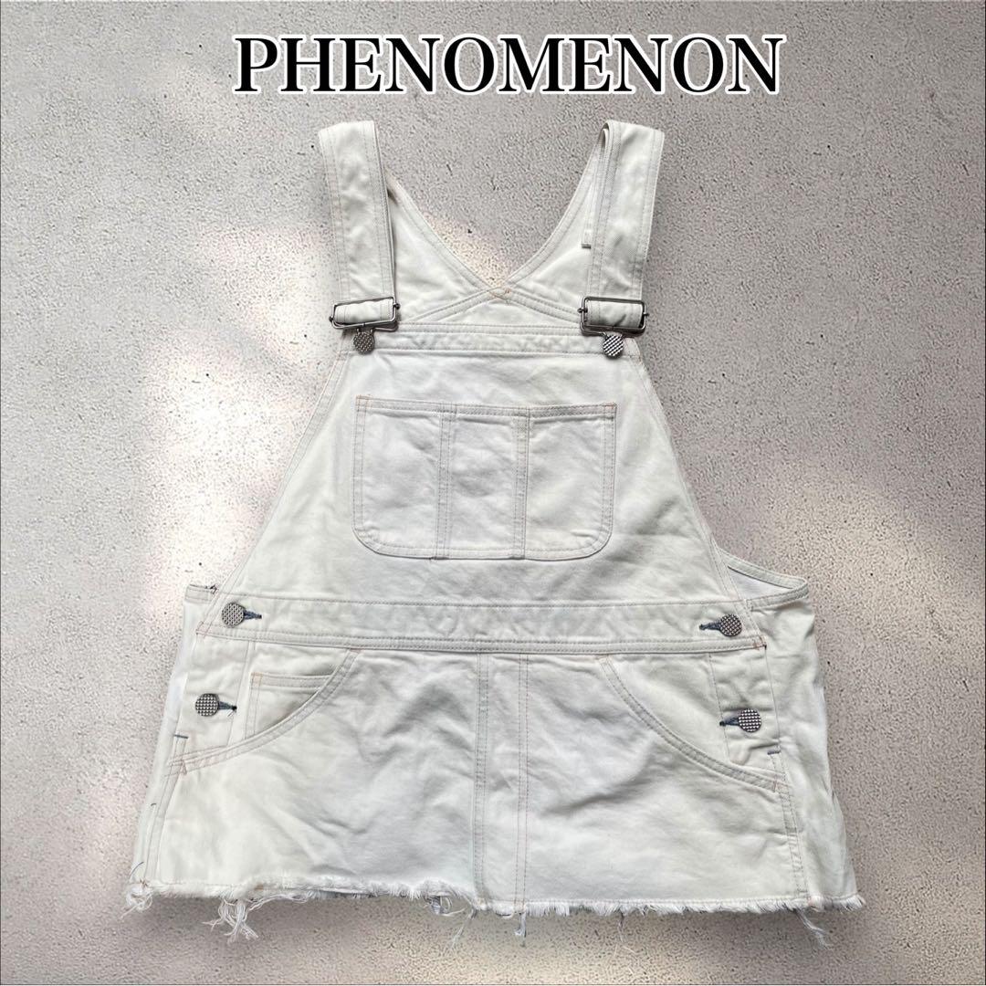 PHENOMENON カットオブデニムベスト オーバーオール 38 - メルカリ