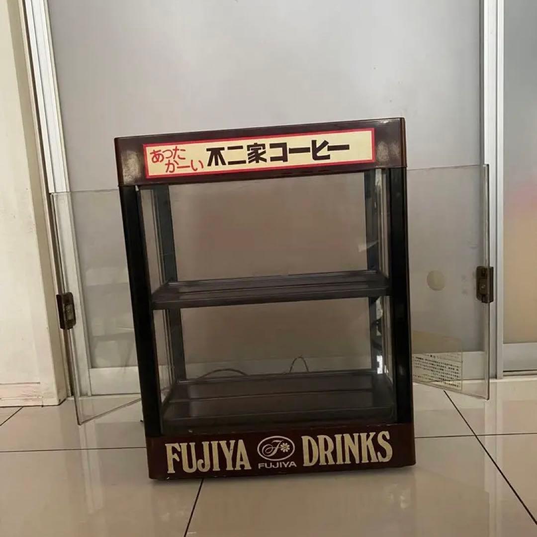 不二家レストラン ショーケース 保温ケース ペコちゃん 昭和レトロ