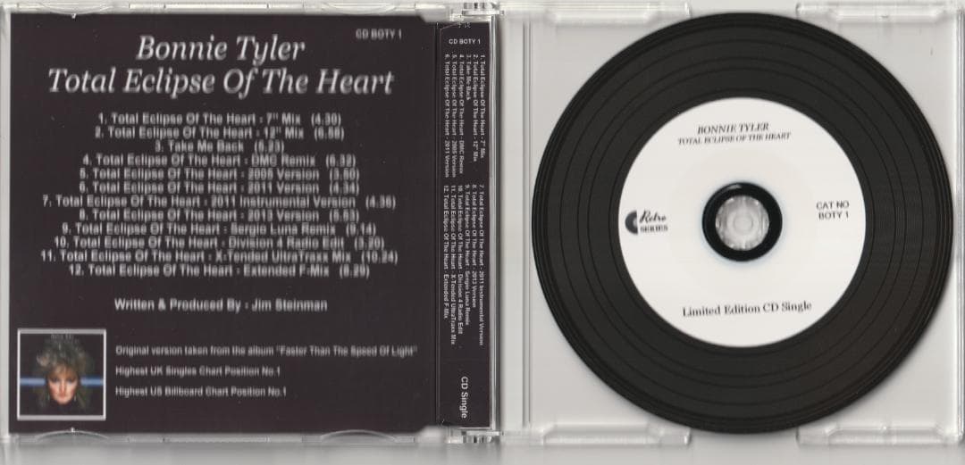 ボニー・タイラー 愛のかげり リミックス集 12トラック収録 貴重 CD