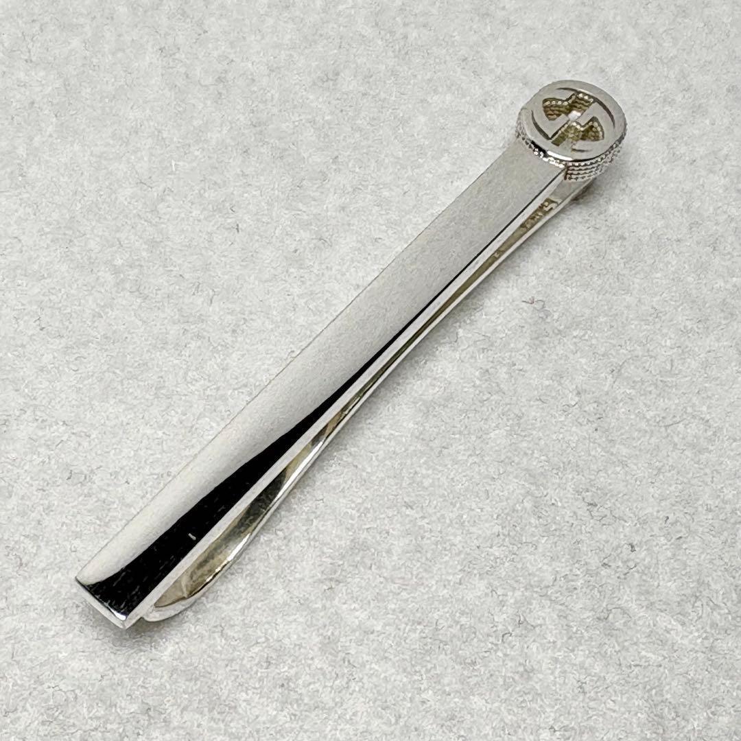 GUCCI☆ネクタイピン インターロッキング シルバー925 卒業式