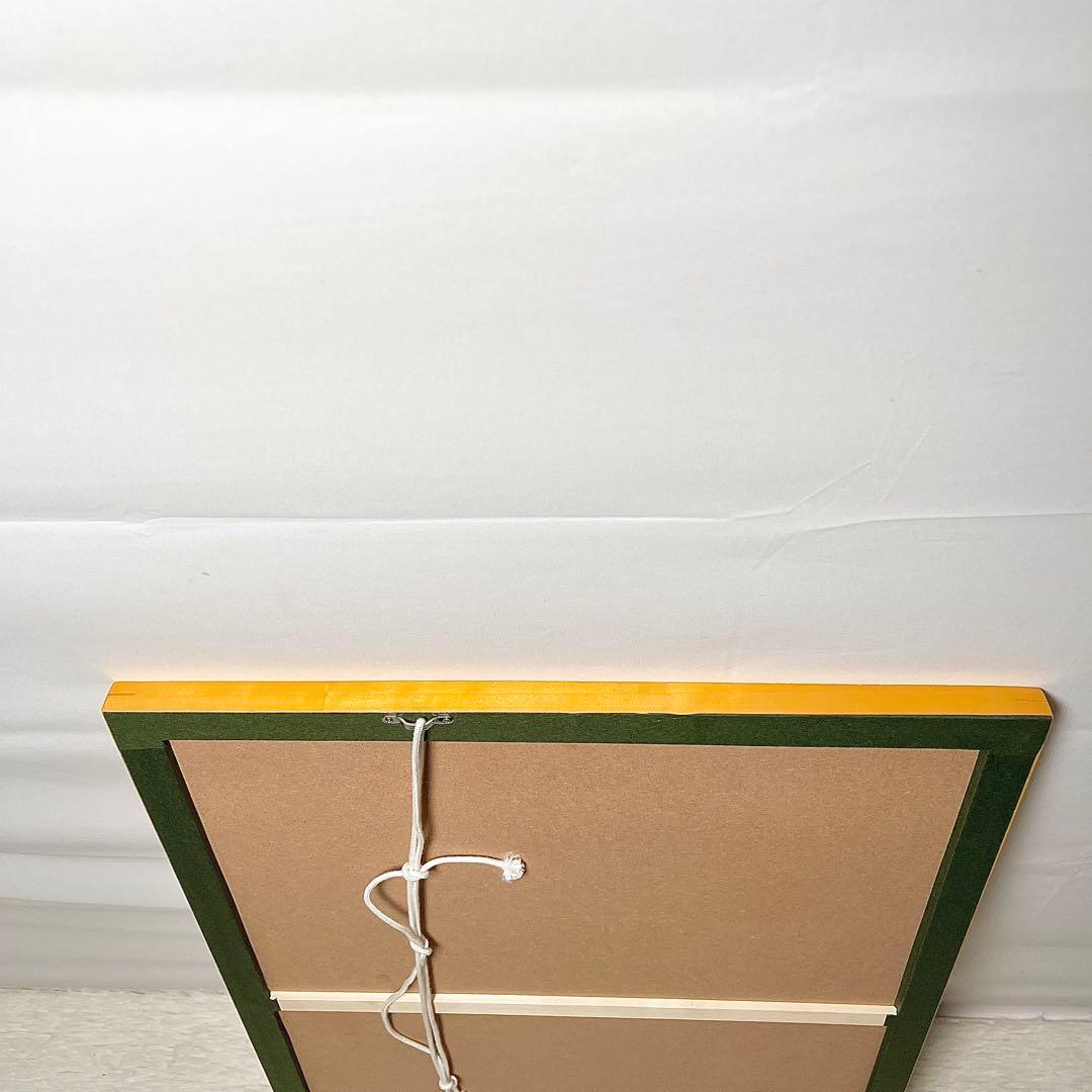 希少 真作】藤田不美夫 木版画 灯台と海 落款入り 額装済