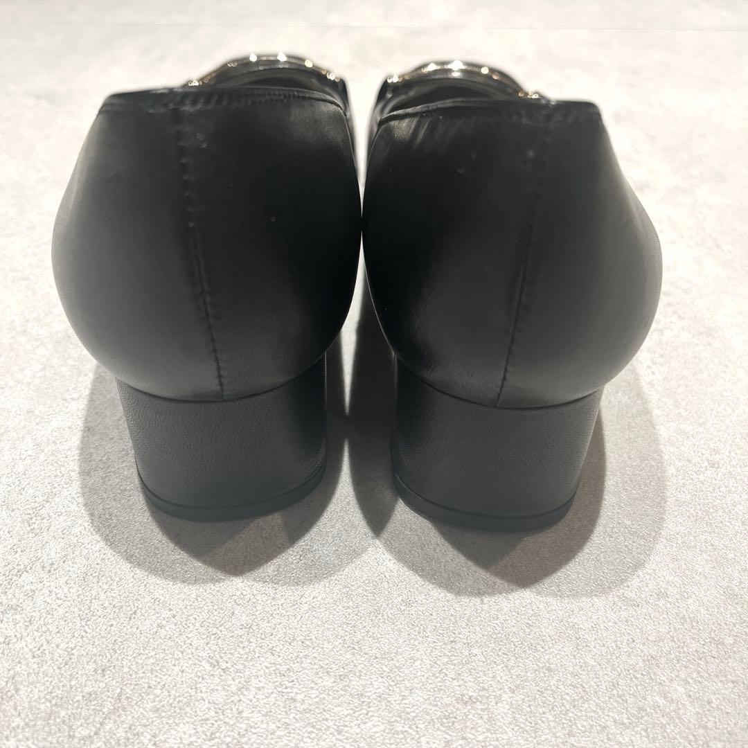 週末限定価格！未使用品Rizraffinee☆スクエアトゥヒールアップ