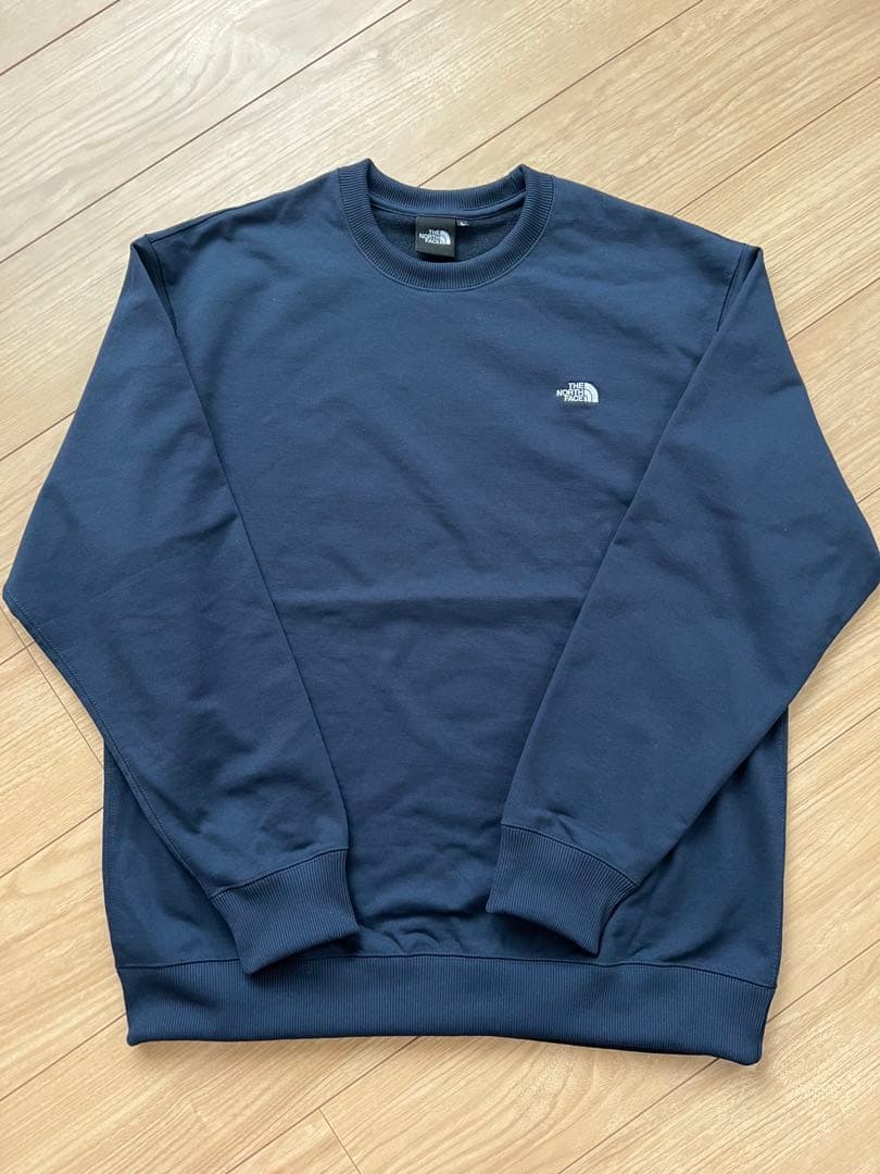 THE NORTH FACE スモールロゴヘザースウェットクルー　L THE NORTH FACE＞スモールロゴ ヘザー クルーネック スウェット