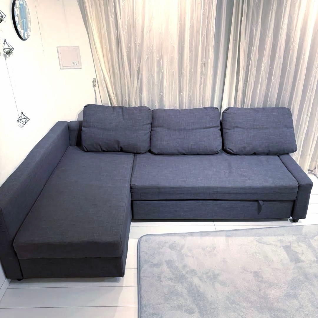 IKEA フリーヘーテン ソファベッド - メルカリ