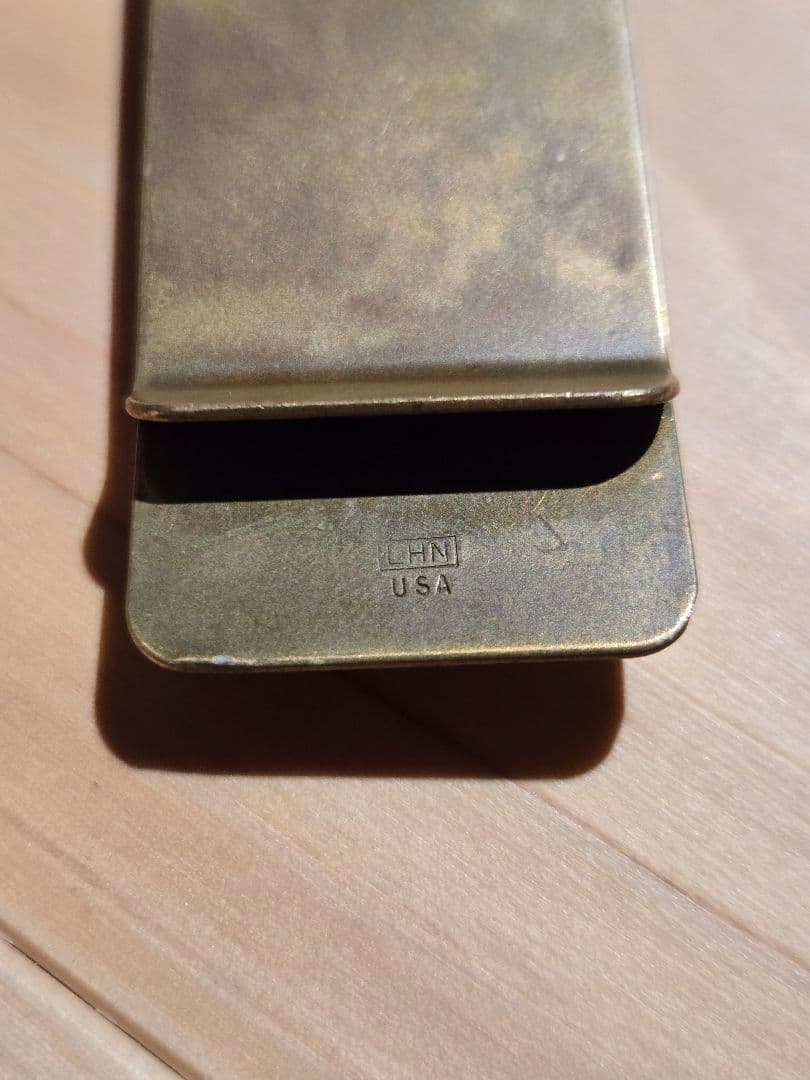 LHN JEWELRY マネークリップ 真鍮製 鳥モチーフ