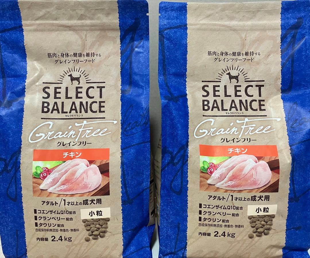 セレクトバランス グレインフリー アダルト チキン 2.4kg×2 - メルカリ