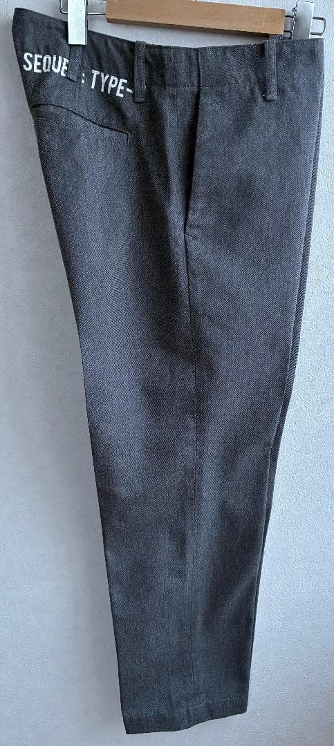 美品SEQUELのチノパン(TYPE-F)グレー 藤原ヒロシ M size