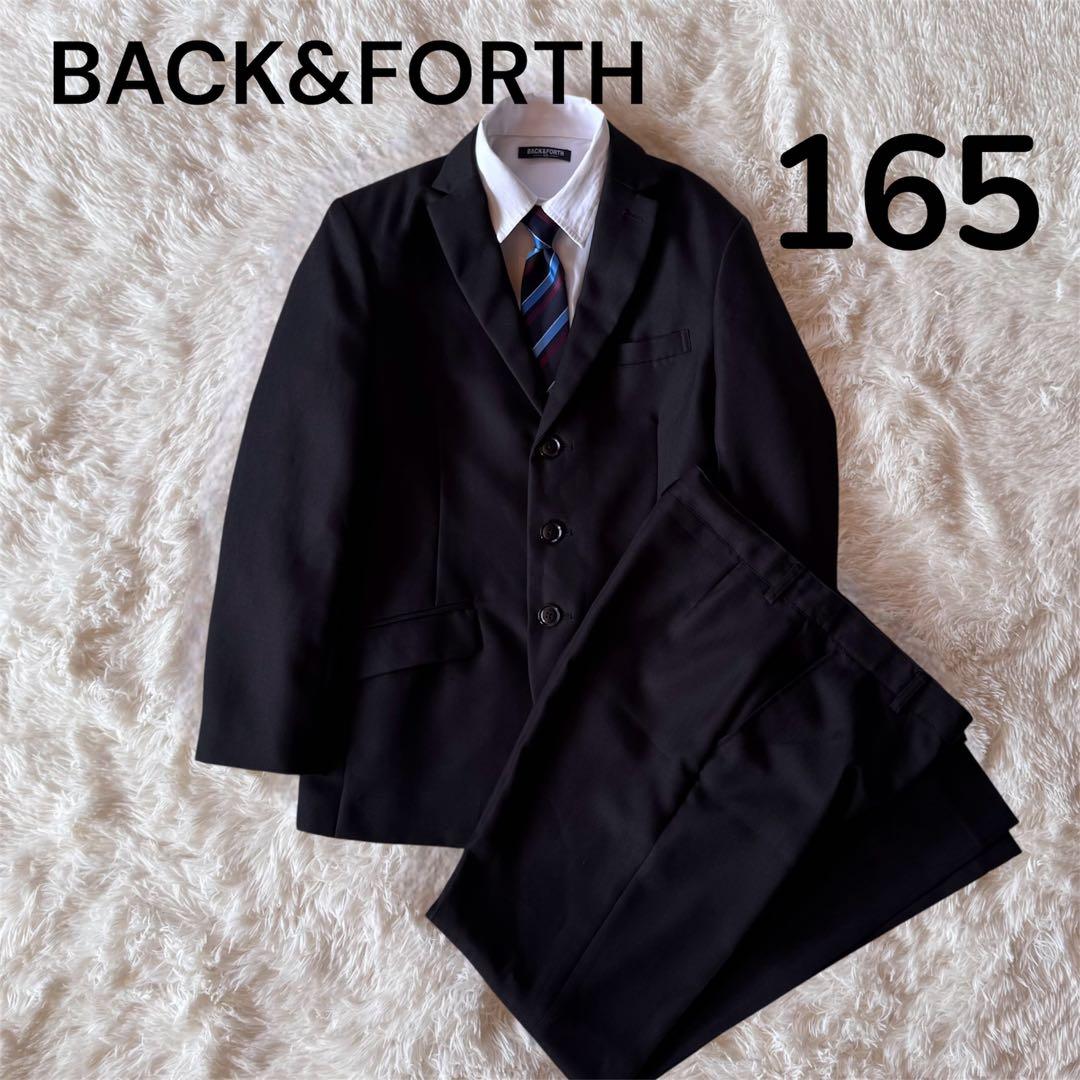 美品 BACK&FORTH フォーマルスーツ4点セット 165 黒 卒業式 - メルカリ