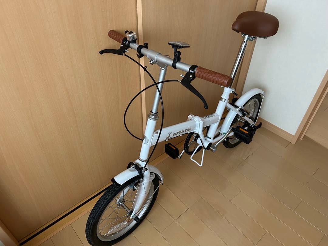 キャプテンスタッグフォールディングバイク16インチ - メルカリ