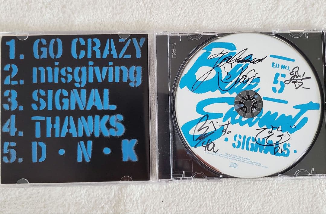 BLUE ENCOUNT SIGNALS インディーズ 廃盤CD 直筆サイン入り - メルカリ