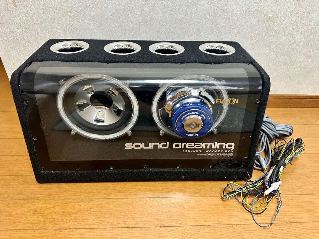 FUSION アンプ内蔵BOXウーファー FSN-WX5L - メルカリ