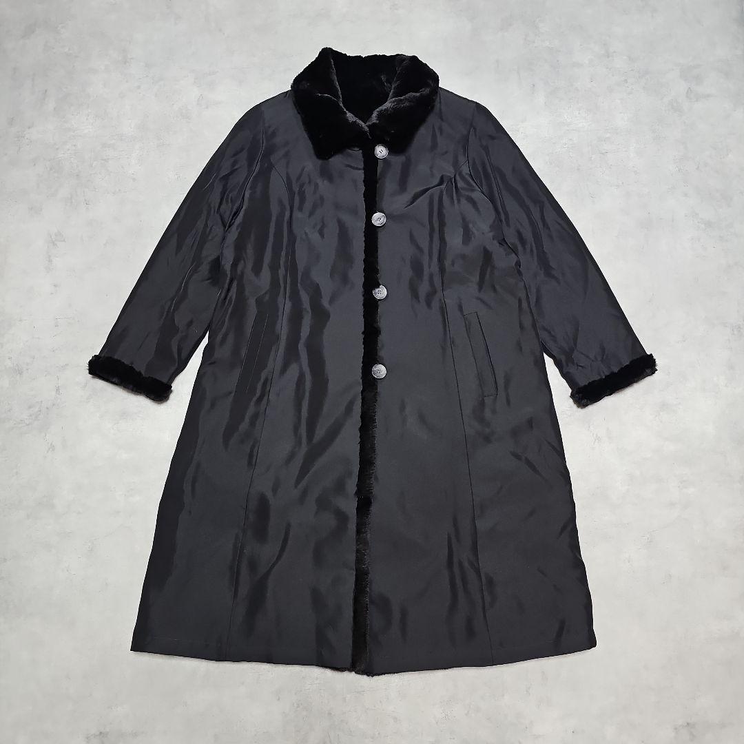 ロングファーコート 毛皮 シルク ウィーゼル リバーシブル KBfur 高級