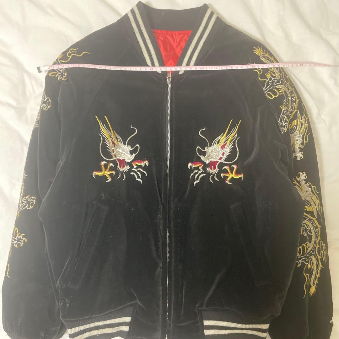 別珍 スカジャン unknown 古着 アメカジ 綿100