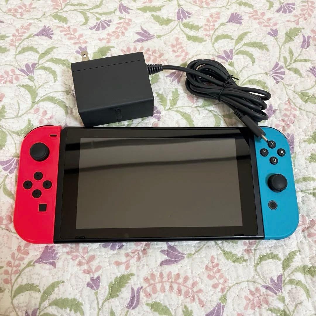 Nintendo Switch 本体、ネオンブルー、ネオンレッド、ACアダプター drop-in-annex_4902370550733