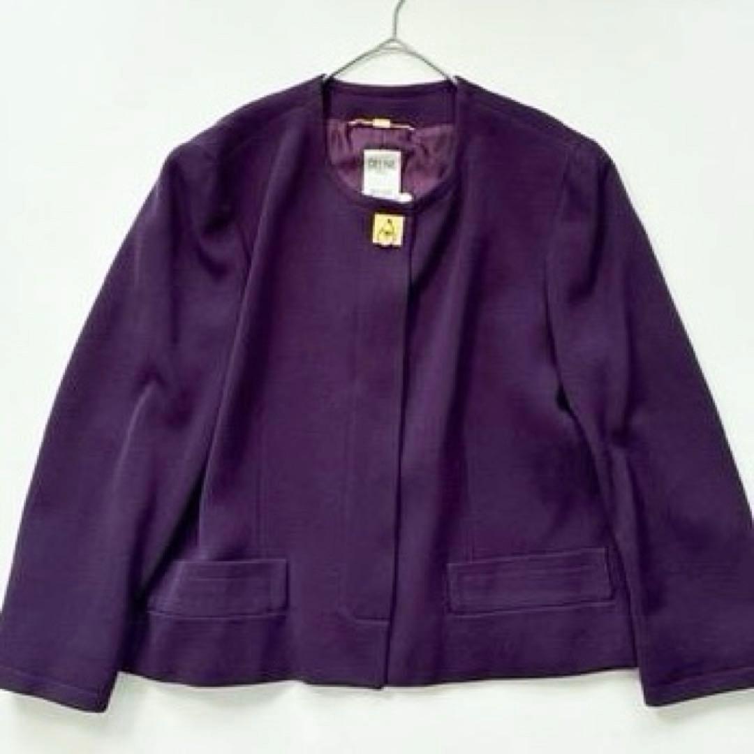 希少美品／大きいサイズ】CELINE セットアップ スカートスーツ 金