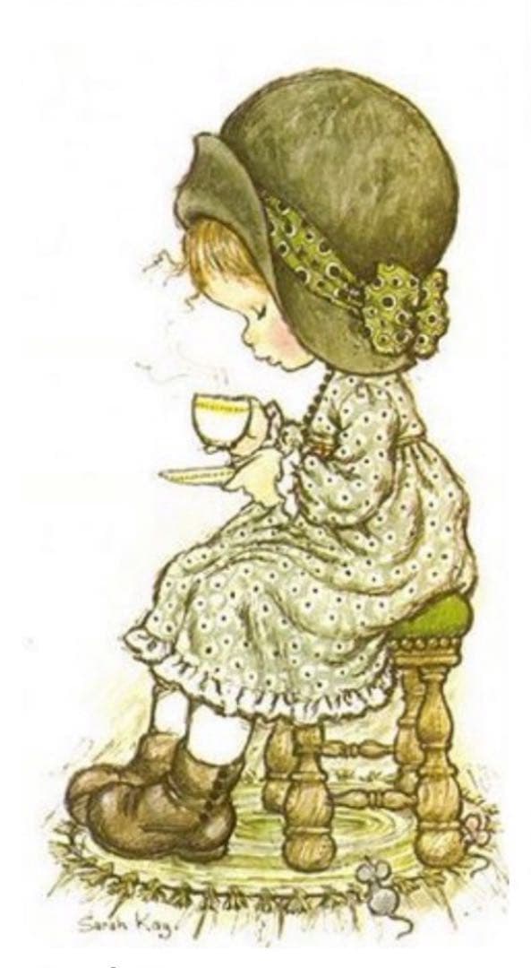 【L様ご確認】アンリ人形　サラ・ケイ　★希少　　8㎝　【Coffe Time】